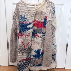 Free People Multicolor Knit Sweater